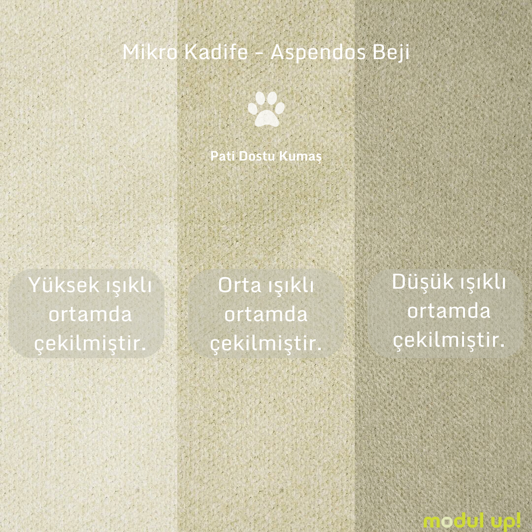 Chillax / Midi Köşe / Fitilli / İskandinav Kol / Mikro Kadife / Aspendos Beji / Carlo / Naturel