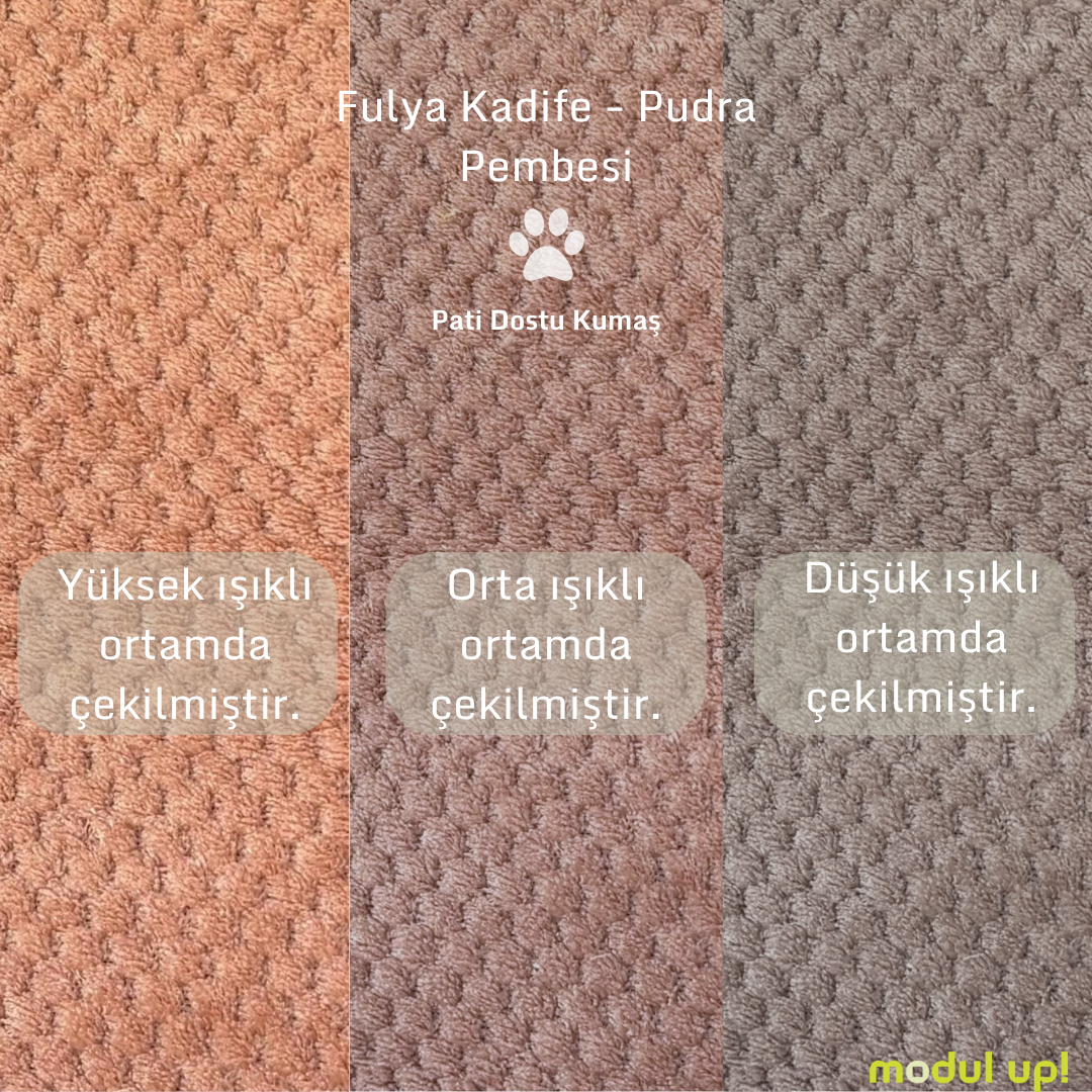 Chillax / L Köşe / Fitilli / İskandinav Kol / Fulya Kadife / Pudra Pembesi / Charlotte / Ceviz