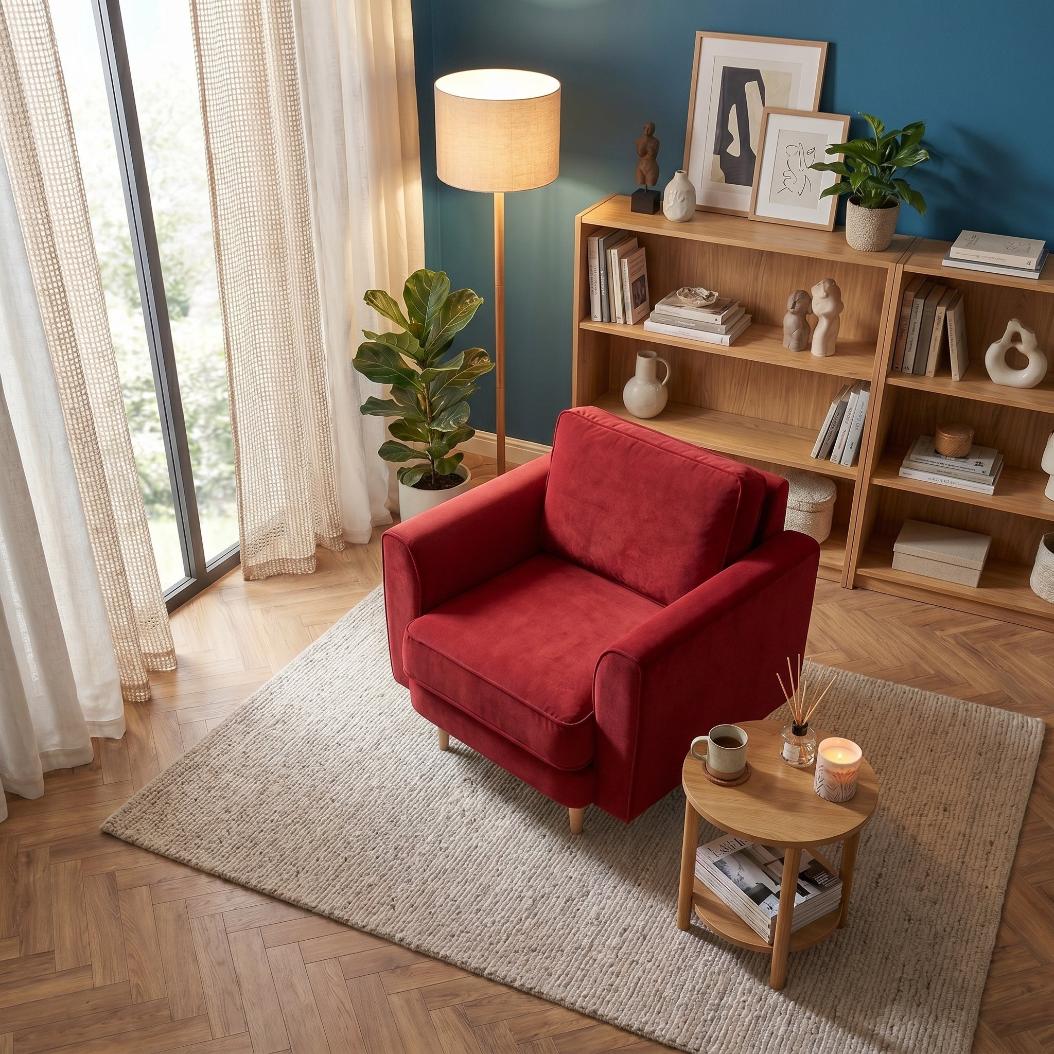 Chillax / Tekli / Fitilli / İskandinav Kol / Makro Kadife / Tarçın Bakırı / Charlotte / Naturel