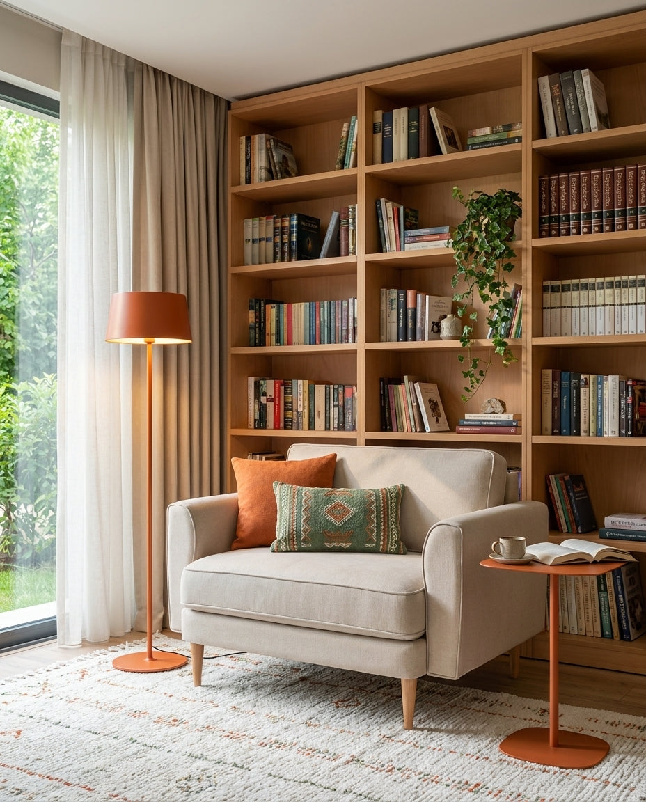 Chillax / Loveseat / Fitilli / İskandinav Kol / Mikro Kadife / Aspendos Beji / Charlotte / Naturel