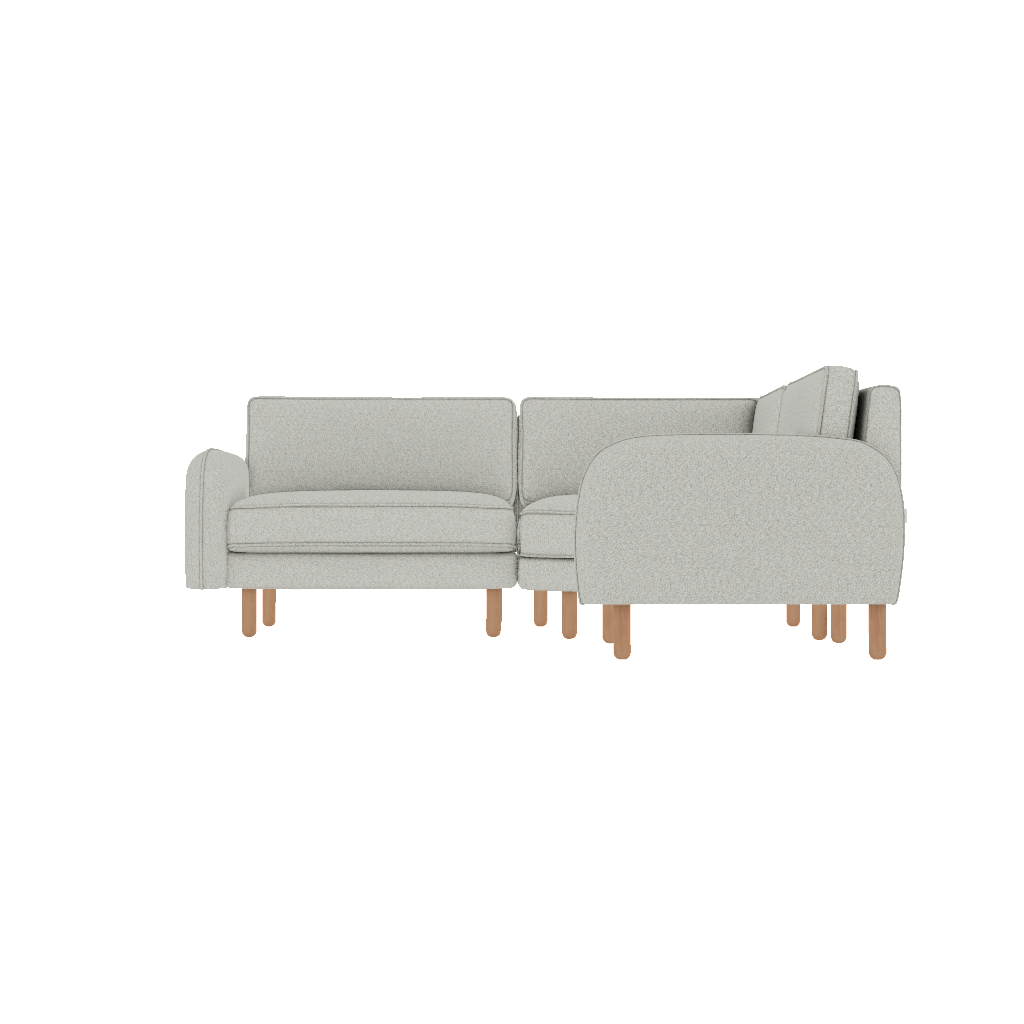 chillax 226 x 226 l kose fitilli post modern bukle front
