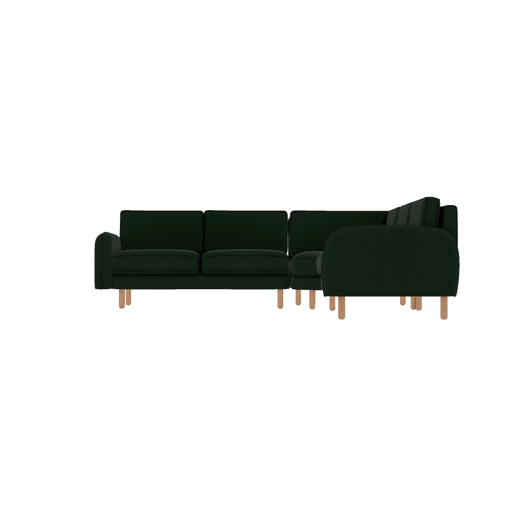 chillax 276 x 276 l kose fitilli post modern makro kadife front