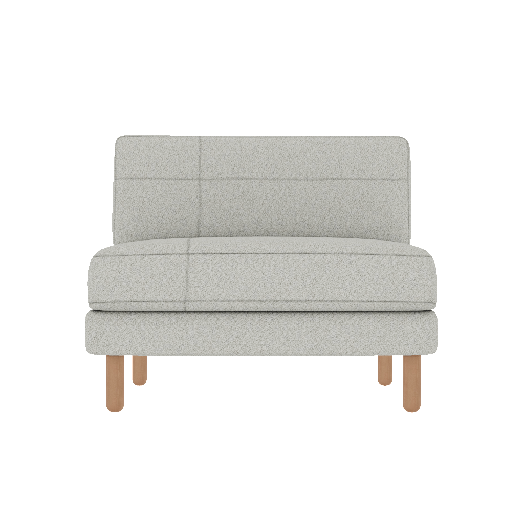 chillax loveseat dikisli kolsuz bukle front