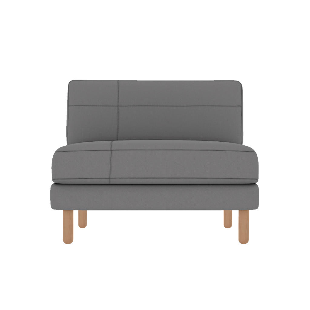 chillax loveseat dikisli kolsuz desenli kadife front