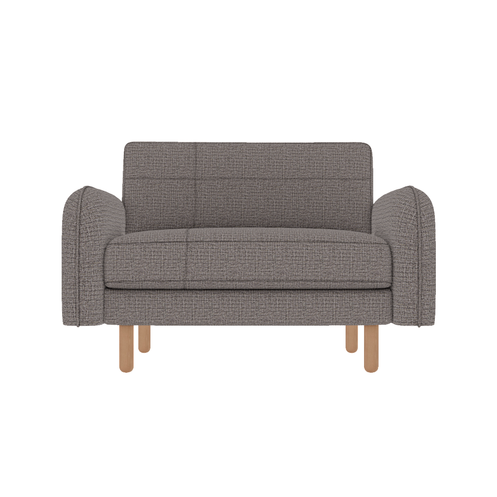 chillax loveseat dikisli post modern keten front