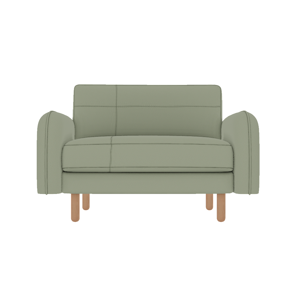 chillax loveseat dikisli post modern mikro kadife front