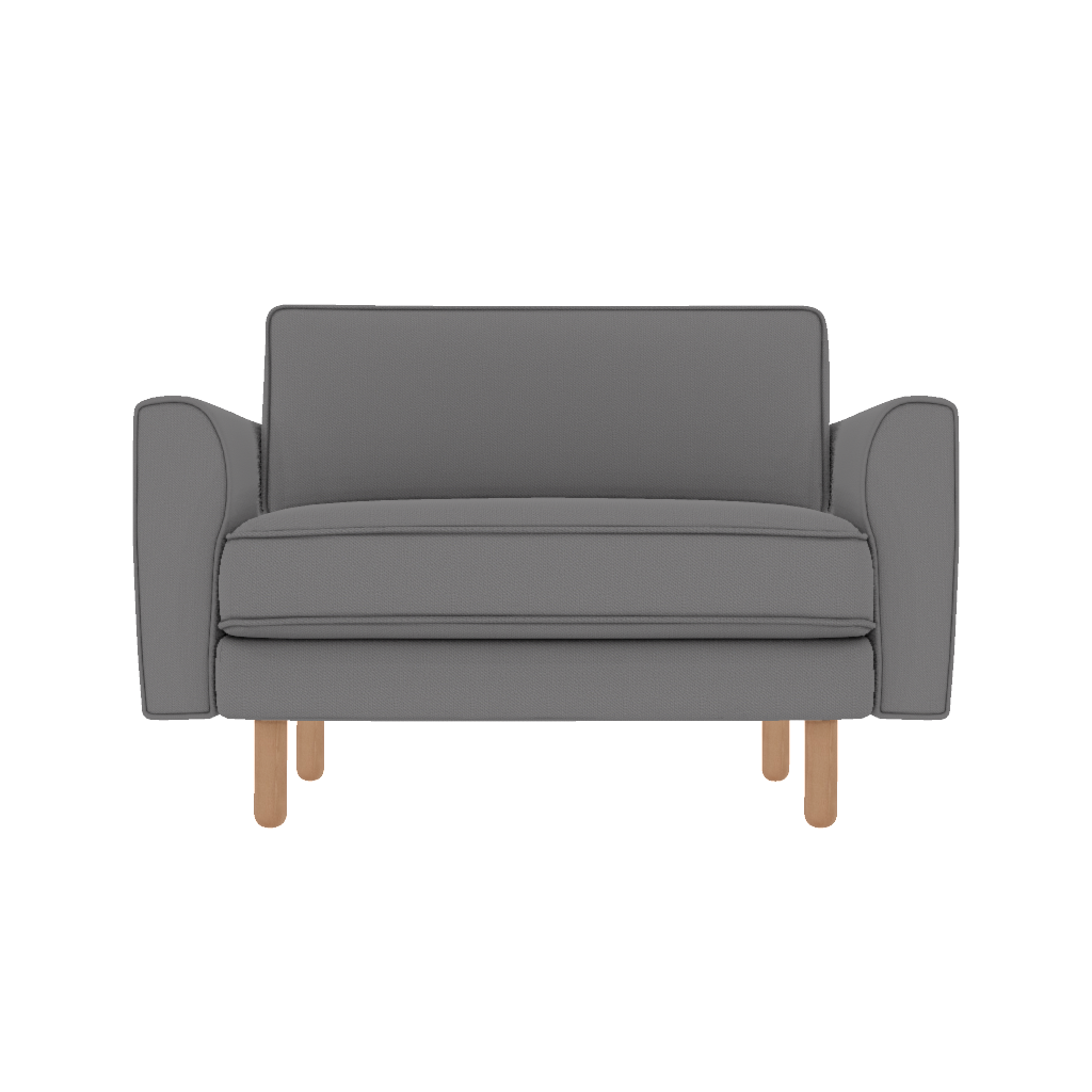 chillax loveseat fitilli iskandinav desenli kadife front