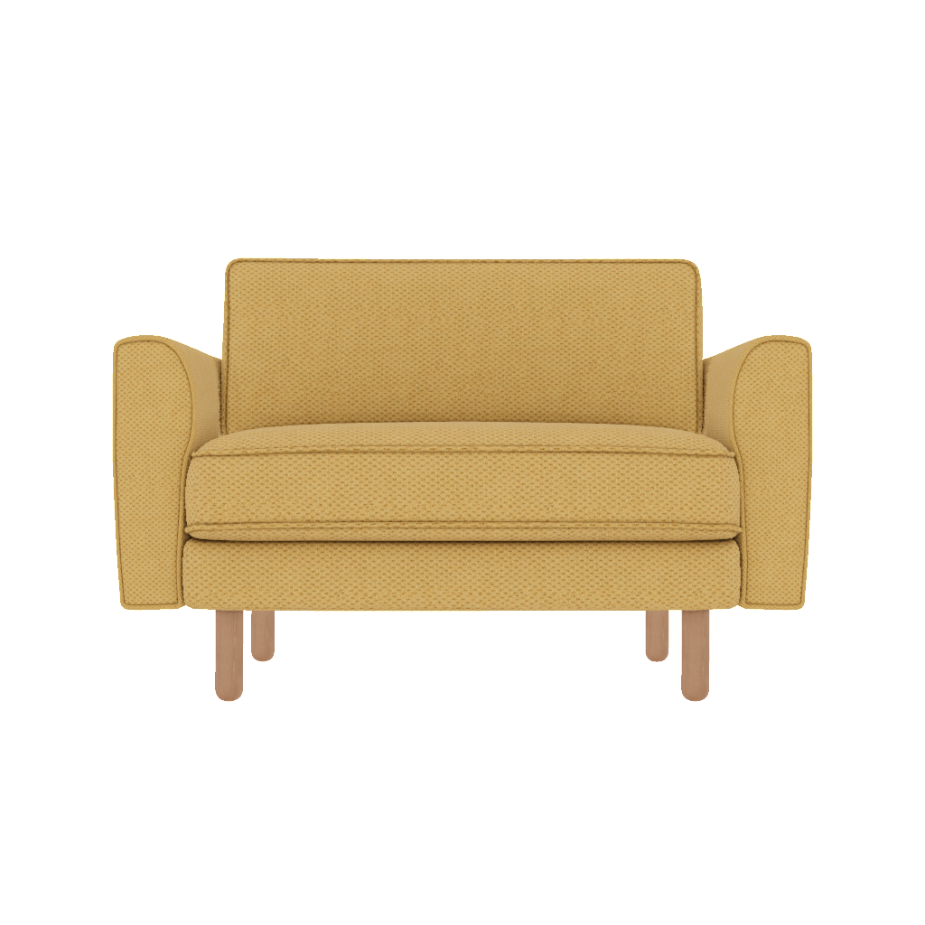 chillax loveseat fitilli iskandinav fulya kadife front