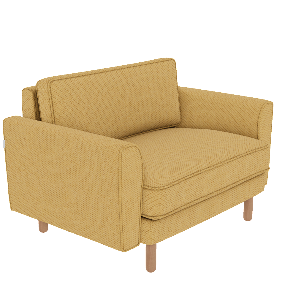chillax loveseat fitilli iskandinav fulya kadife perspective