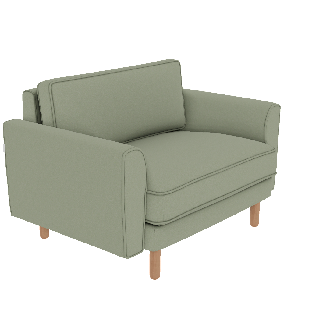 chillax loveseat fitilli iskandinav mikro kadife perspective