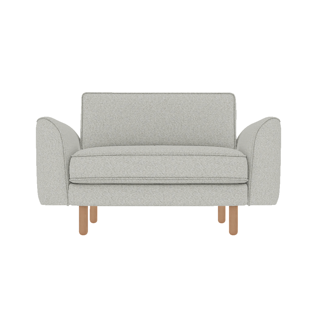chillax loveseat fitilli italyan bukle front
