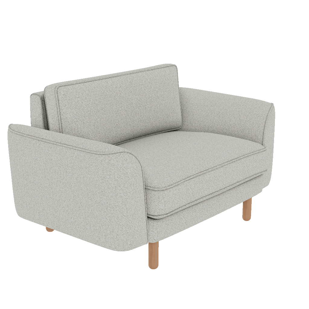 chillax loveseat fitilli italyan bukle perspective