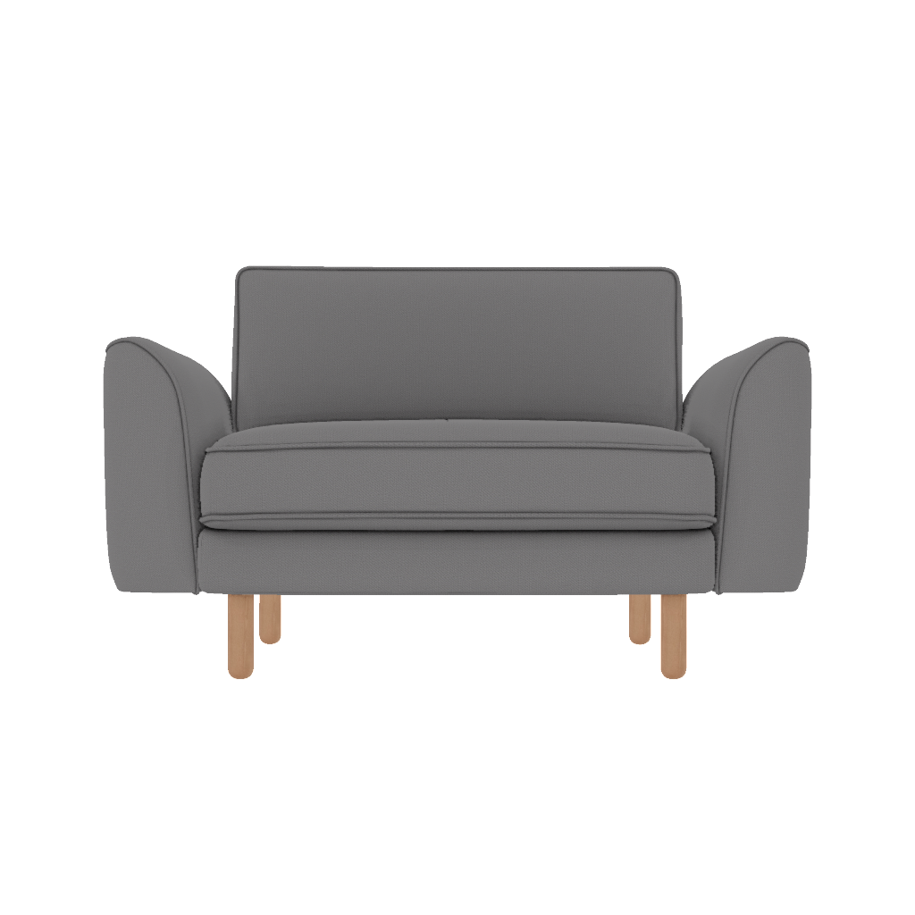 chillax loveseat fitilli italyan desenli kadife front