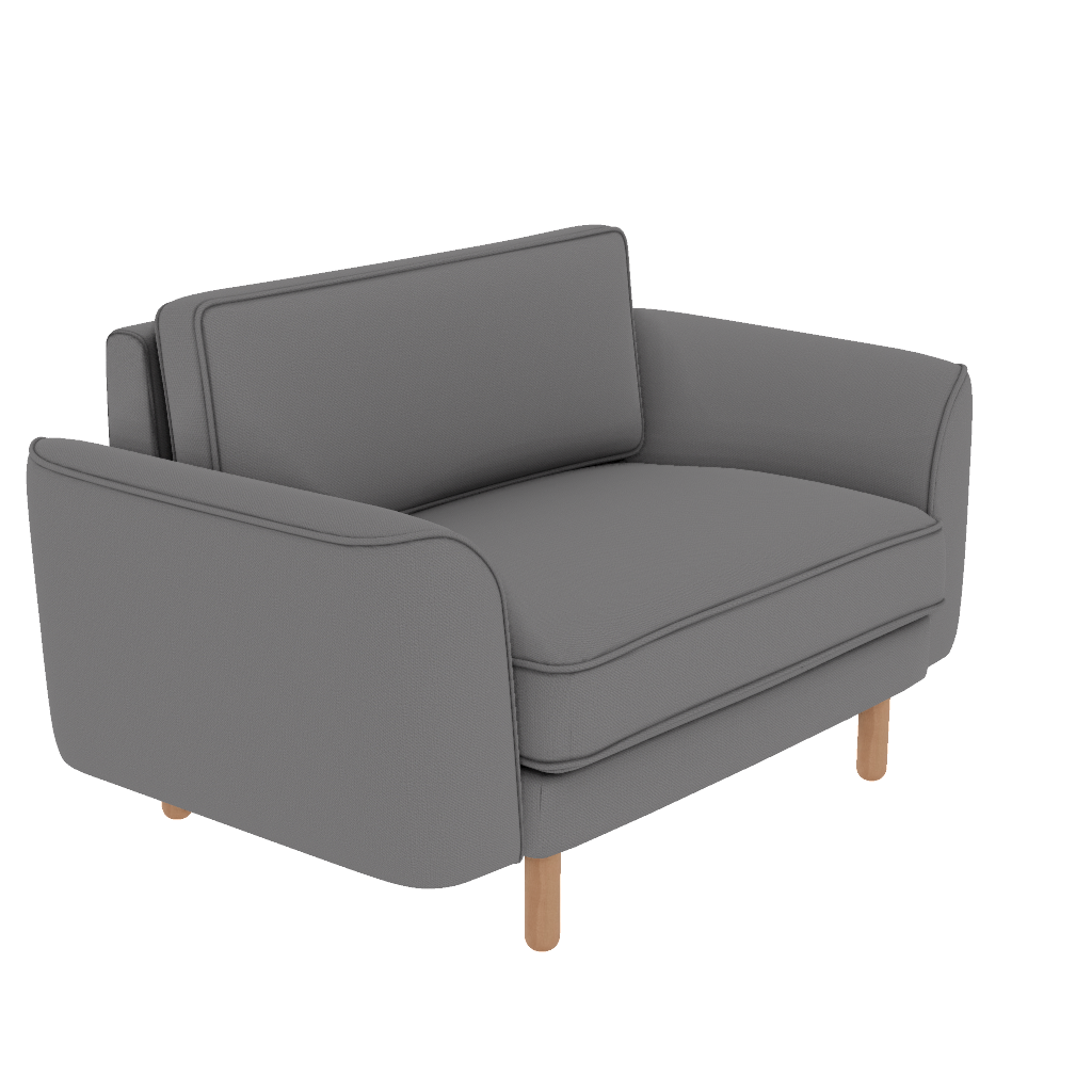 chillax loveseat fitilli italyan desenli kadife perspective
