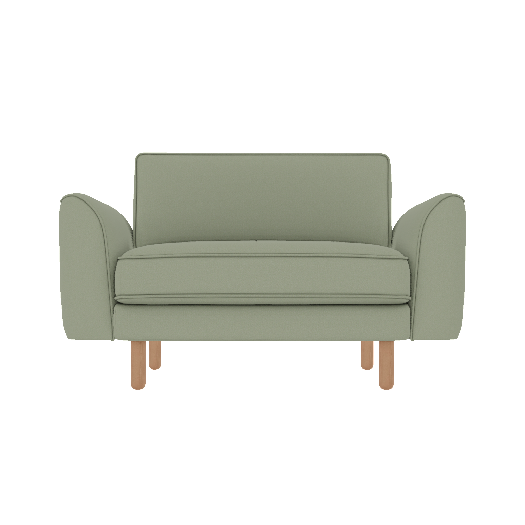 chillax loveseat fitilli italyan mikro kadife front
