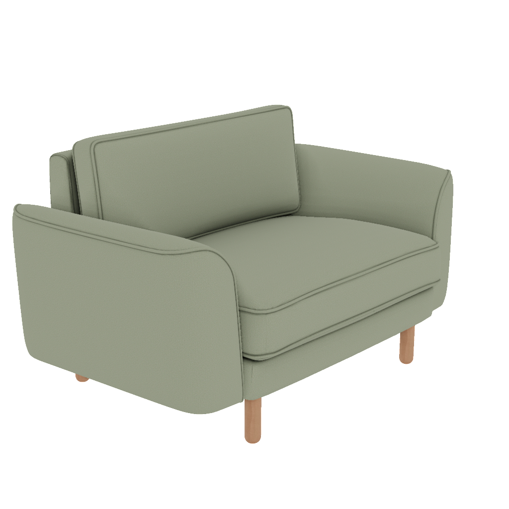 chillax loveseat fitilli italyan mikro kadife perspective