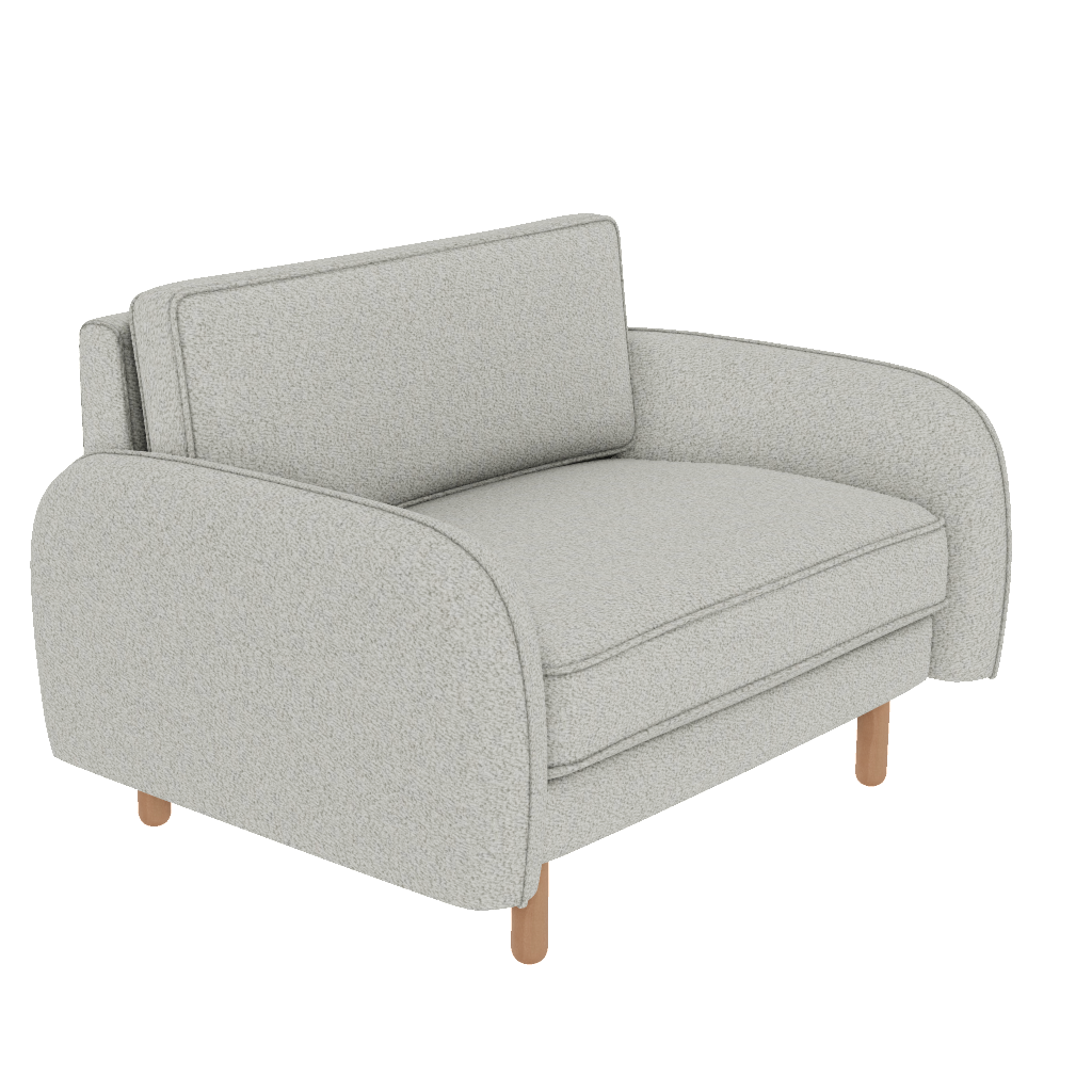 chillax loveseat fitilli post modern bukle perspective