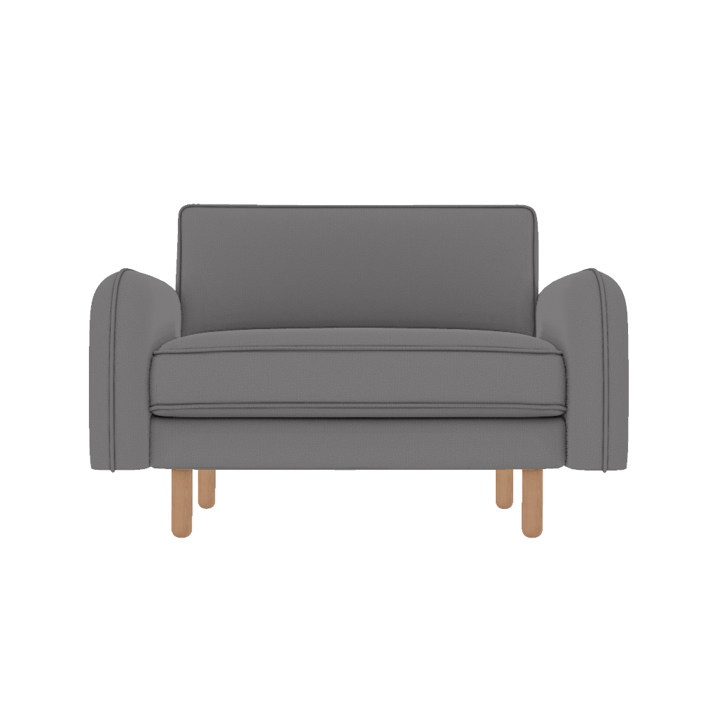 chillax loveseat fitilli post modern desenli kadife front