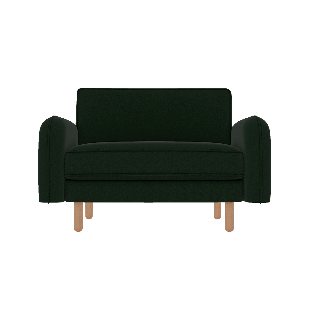 chillax loveseat fitilli post modern makro kadife front