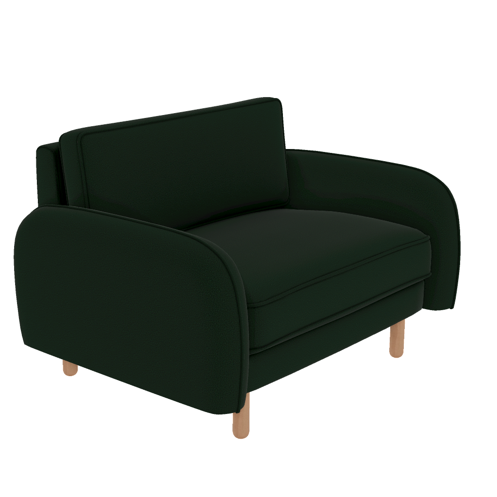 chillax loveseat fitilli post modern makro kadife perspective