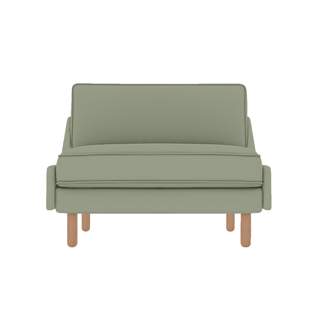 chillax loveseat fitilli tiny miny mikro kadife front