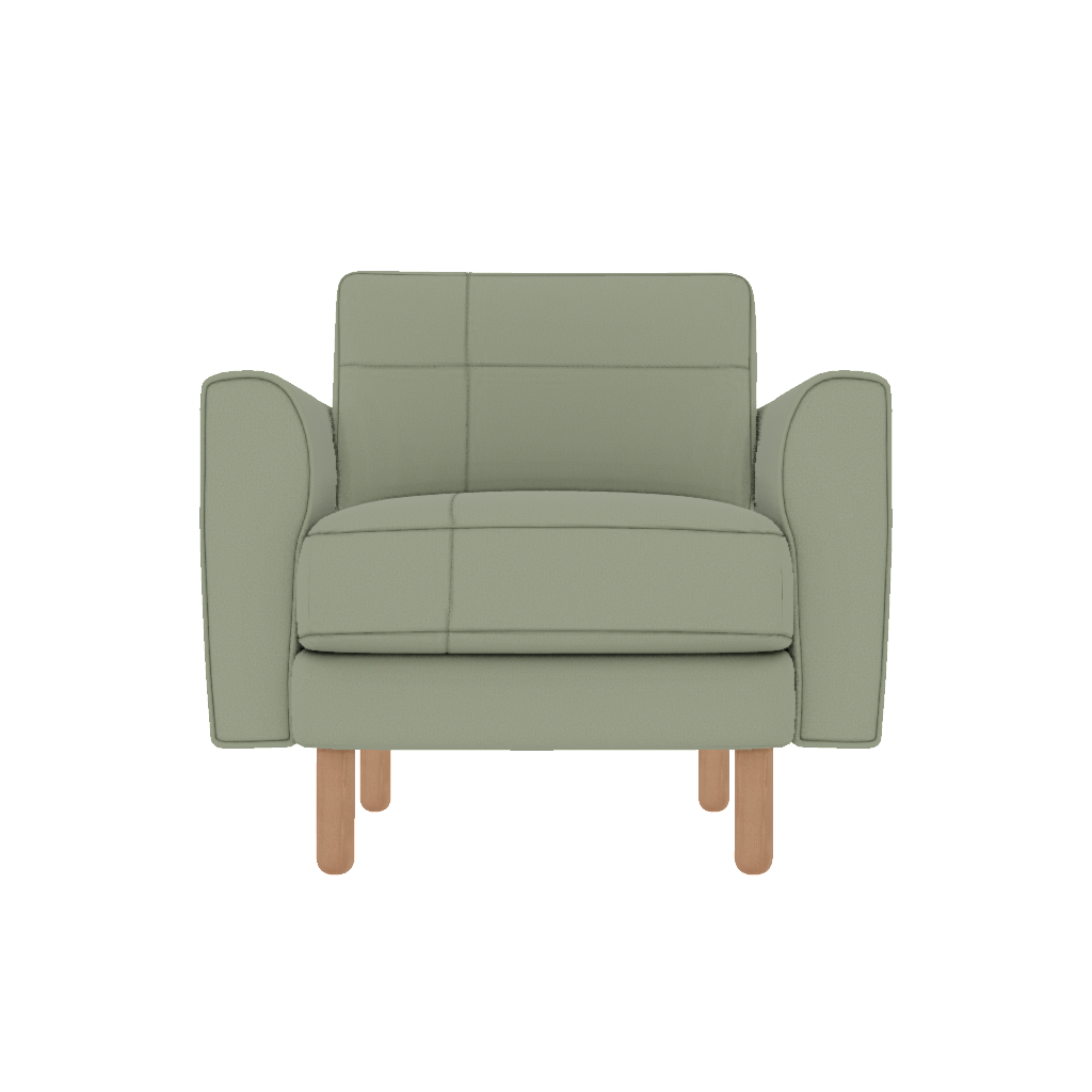 chillax tekli dikisli iskandinav mikro kadife front
