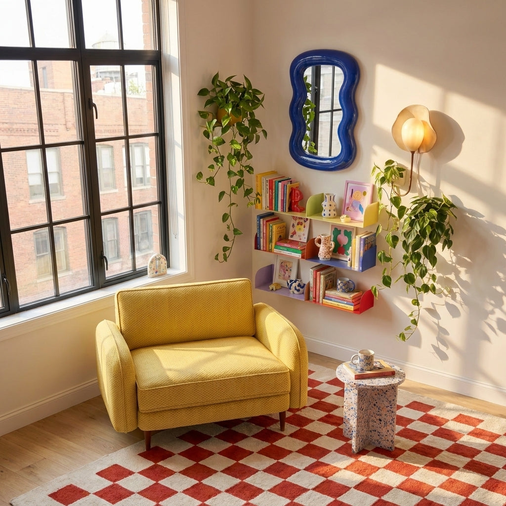 Chillax / Loveseat / Fitilli / Post Modern Kol / Fulya Kadife / Güneş Sarısı / Charlotte / Ceviz