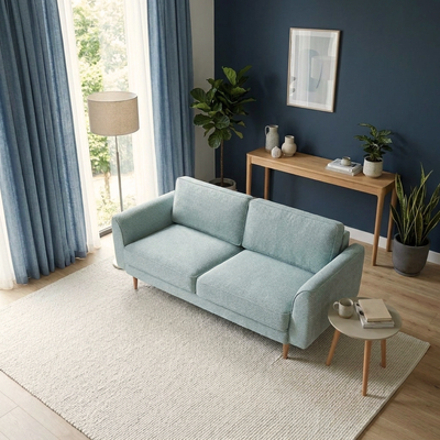 Chillax / Üçlü / Fitilli / İtalyan Kol / Fulya Kadife / Adaçayı Yeşili
