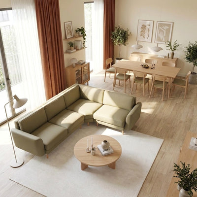 Chillax /   L Köşe / Fitilli / İtalyan  Kol / Desenli Kadife / Anadolu Kahvesi / Charlotte / Naturel