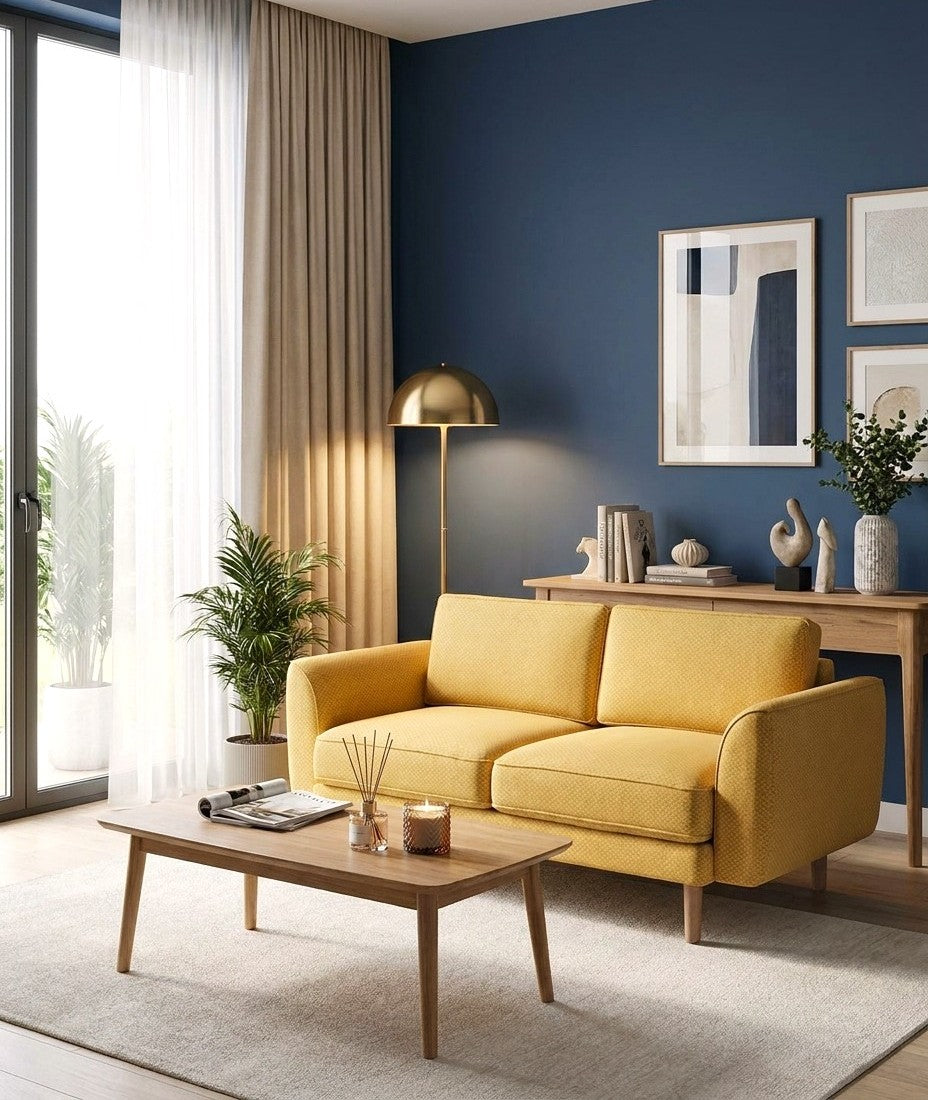 Chillax / İkili / Fitilli / İtalyan Kol / Fulya Kadife / Güneş Sarısı