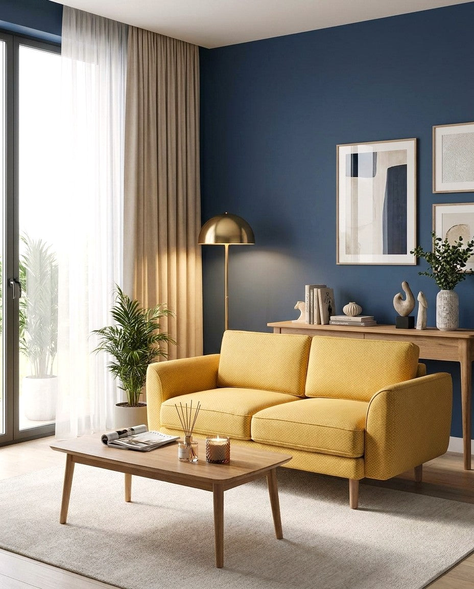 Chillax / İkili / Fitilli / İtalyan Kol / Fulya Kadife / Güneş Sarısı