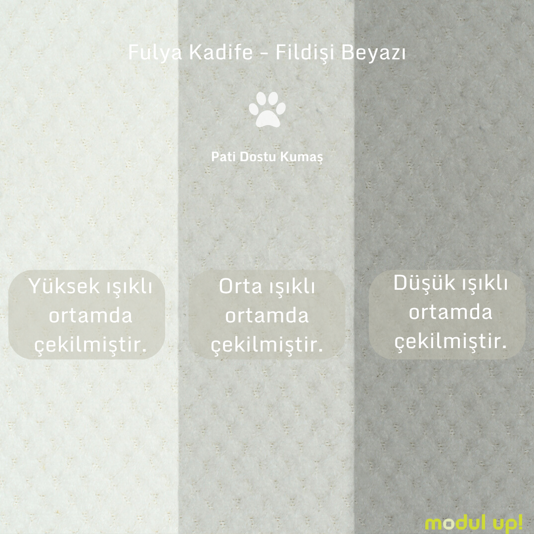 Fildişi Beyazı ve Adaçayı Yeşili L Köşe Koltuk Takımı