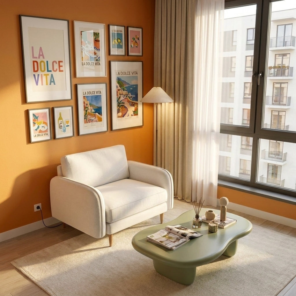 Chillax / Loveseat / Fitilli / Post Modern Kol / Mikro Kadife / Orkide Beyazı / Charlotte / Naturel
