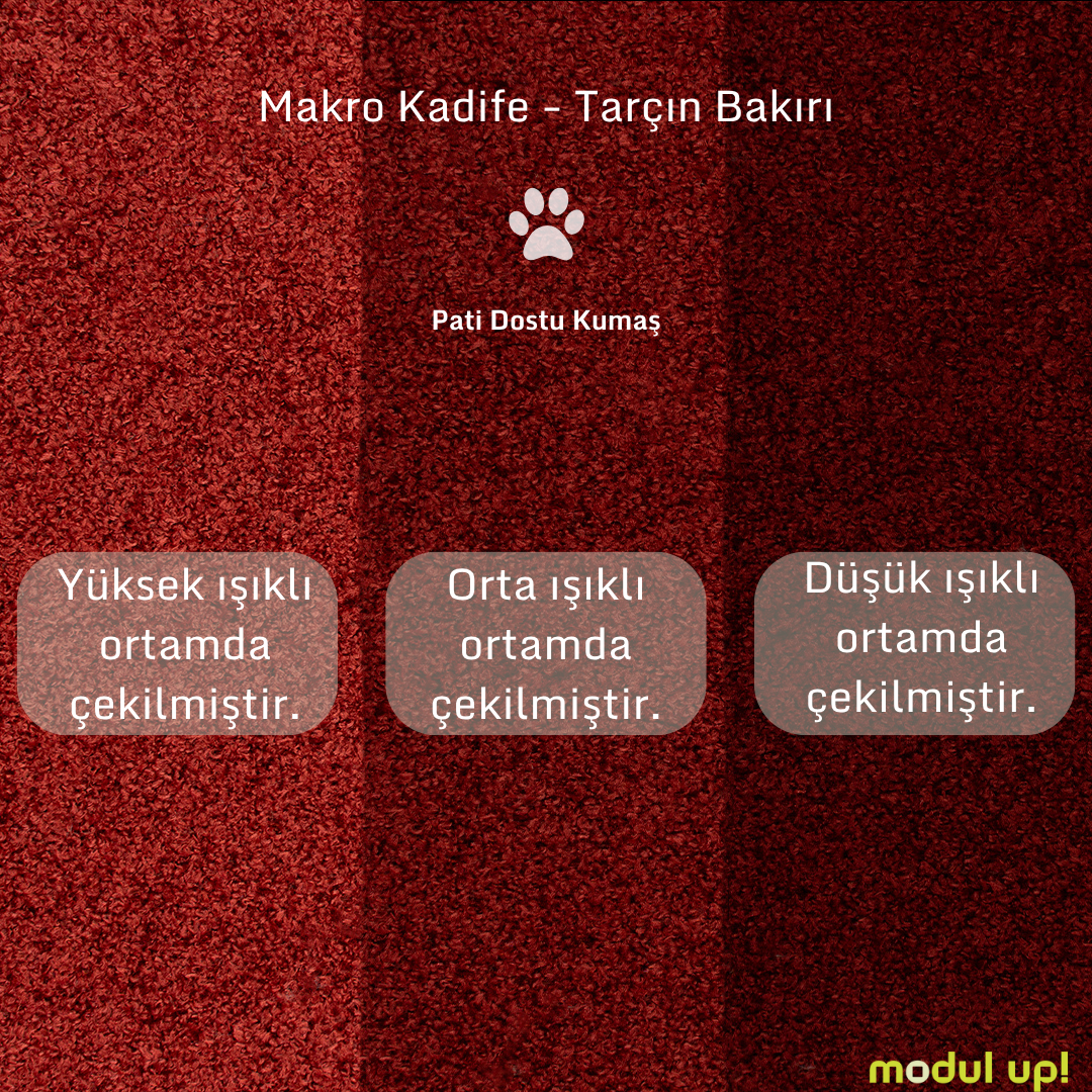 Chillax / Tekli / Fitilli / İskandinav Kol / Makro Kadife / Tarçın Bakırı / Charlotte / Naturel