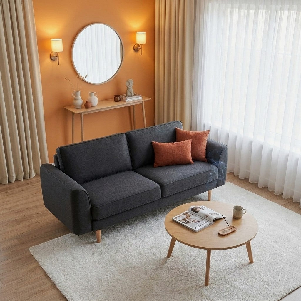 Chillax / İkili / Fitilli / İtalyan Kol / Mikro Kadife / Prestij Grisi