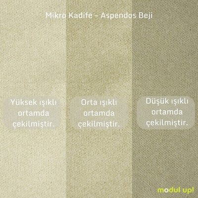 Chillax / Üçlü / Fitilli / Post modern Kol / Mikro Kadife / Aspendos Beji