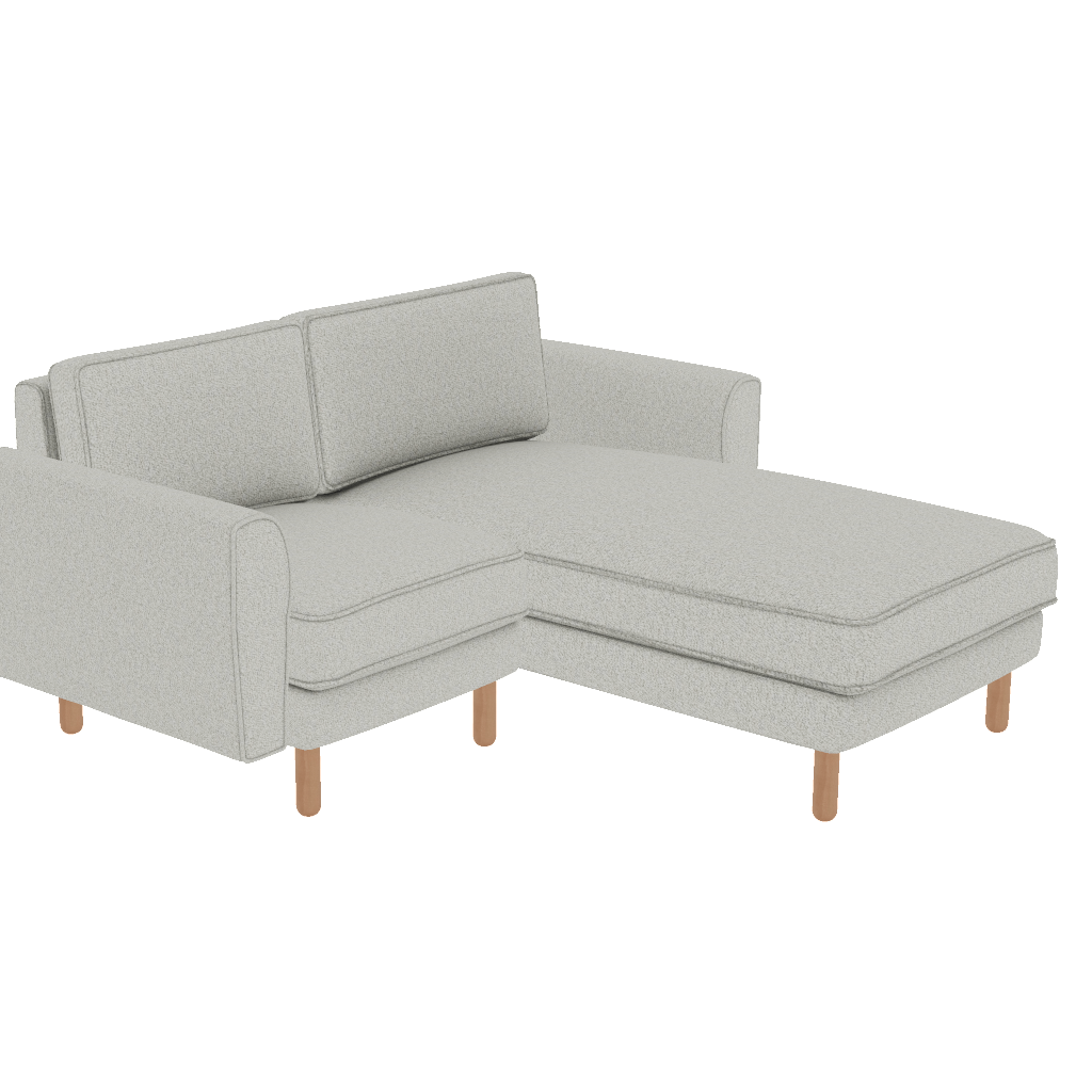 chillax 175 x 170 kose fitilli iskandinav bukle perspective