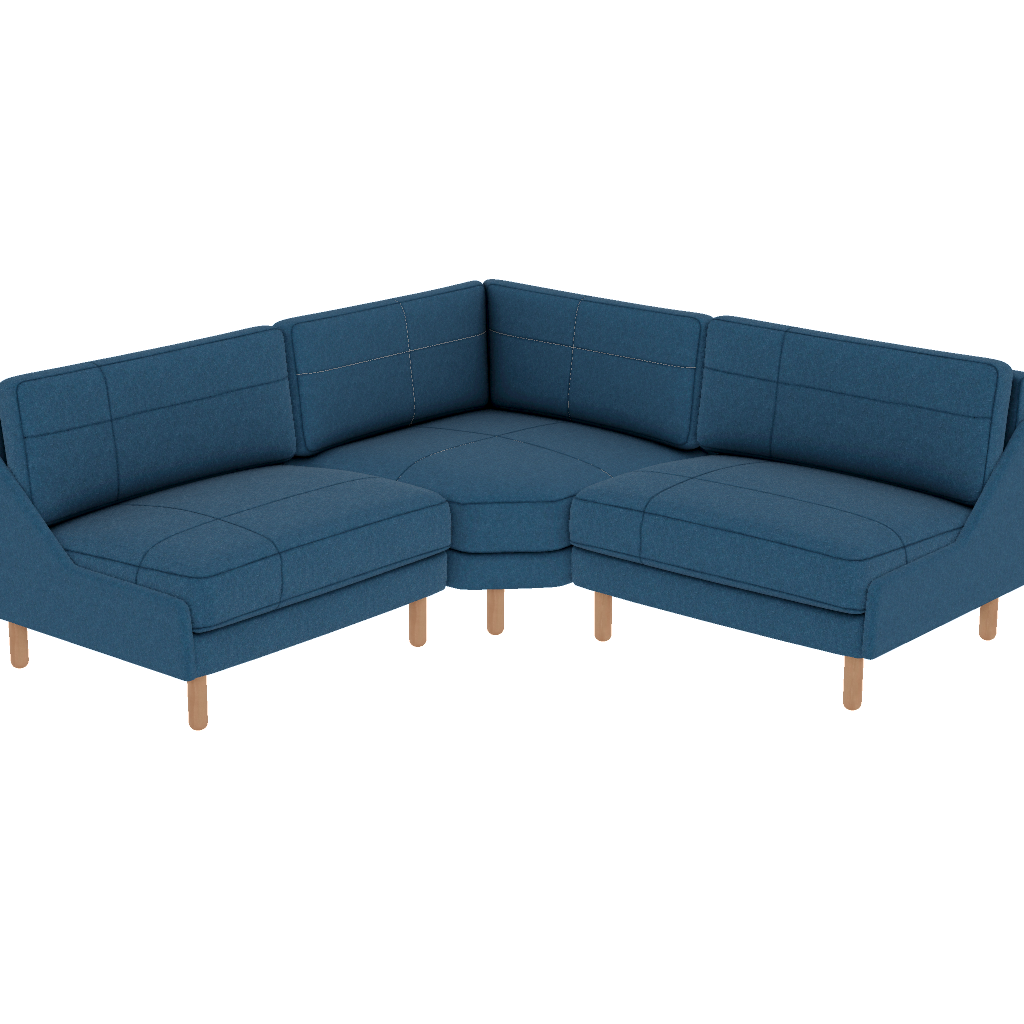 chillax 214 x 214 l kose dikisli tiny miny makro kadife maldivler turkuazi lina naturel perspective