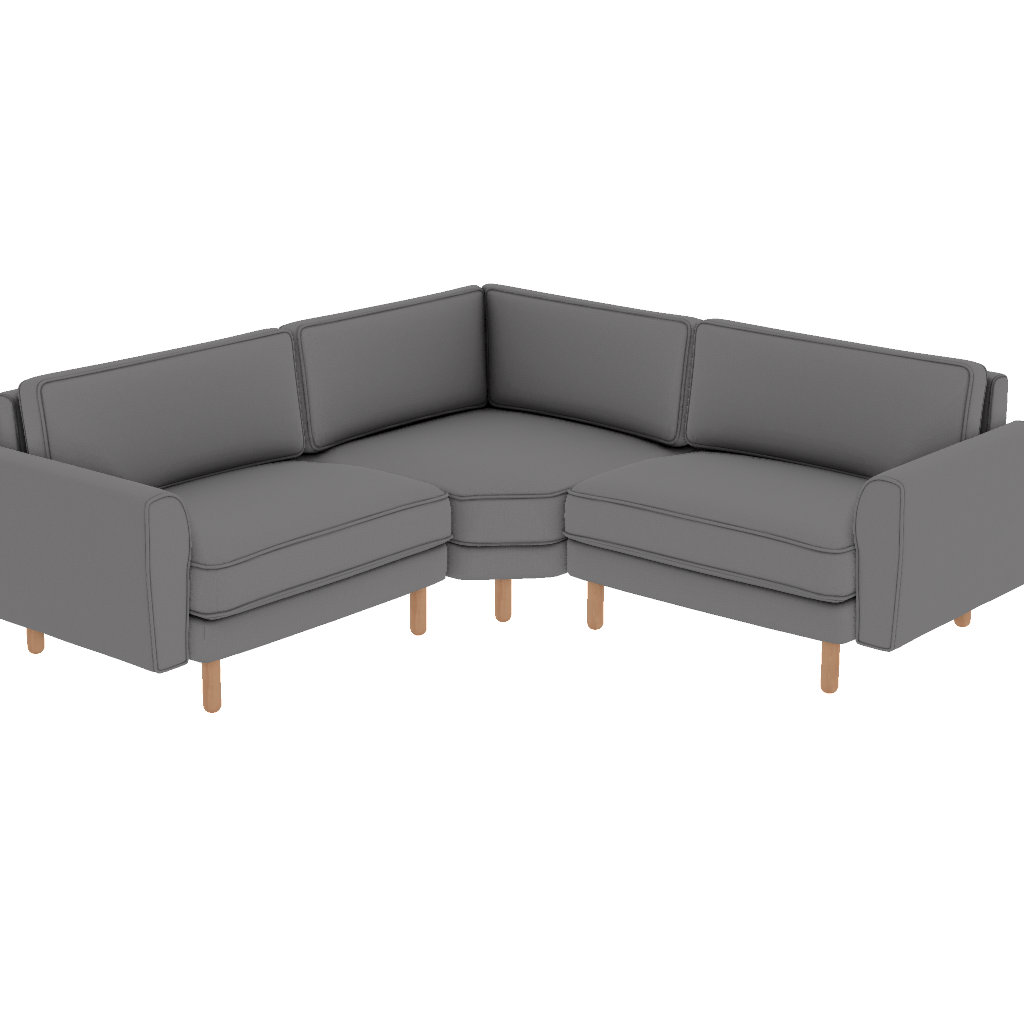 chillax 225 x 225 l kose fitilli iskandinav desenli kadife perspective
