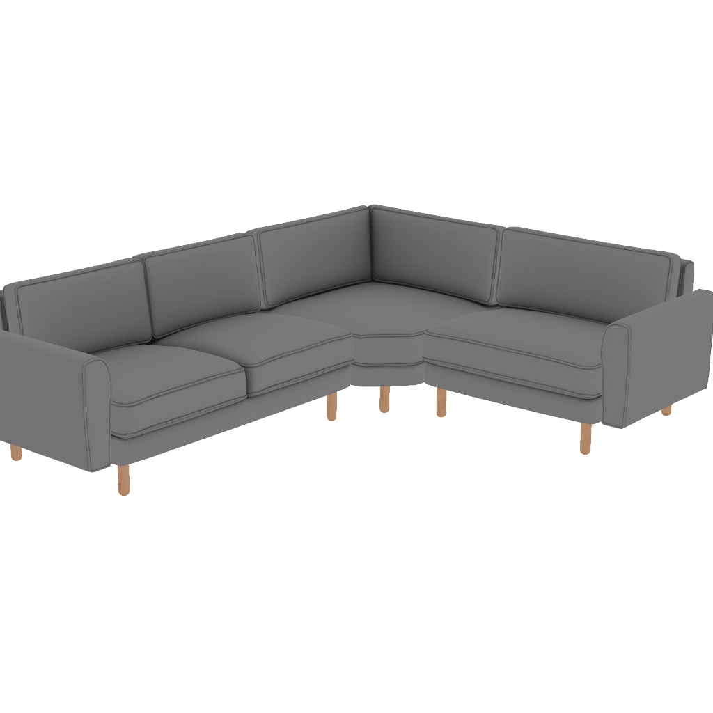 chillax 275 x 225 l kose fitilli iskandinav desenli kadife perspective