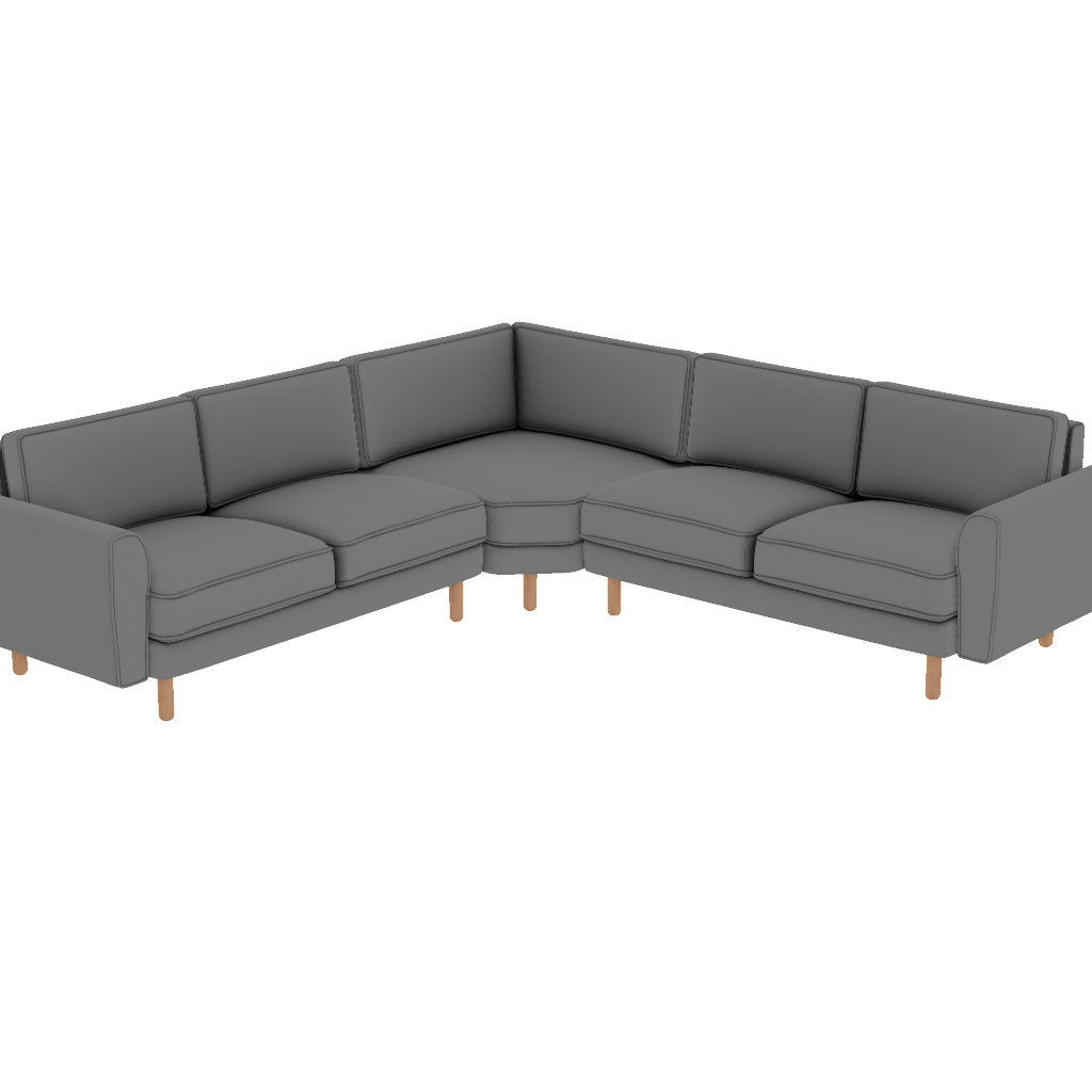 chillax 275 x 275 l kose fitilli iskandinav desenli kadife perspective