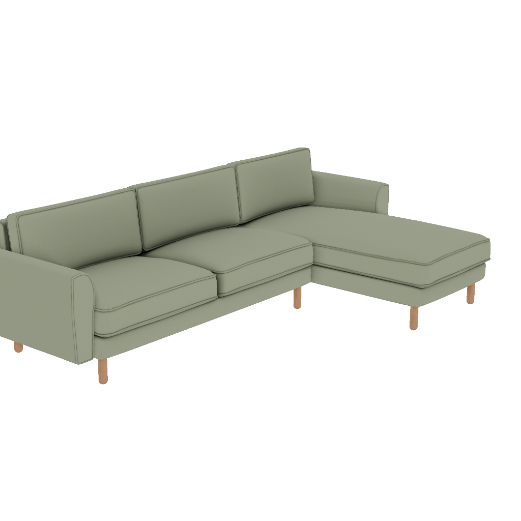 chillax 290 x 170 kose fitilli iskandinav mikro kadife perspective