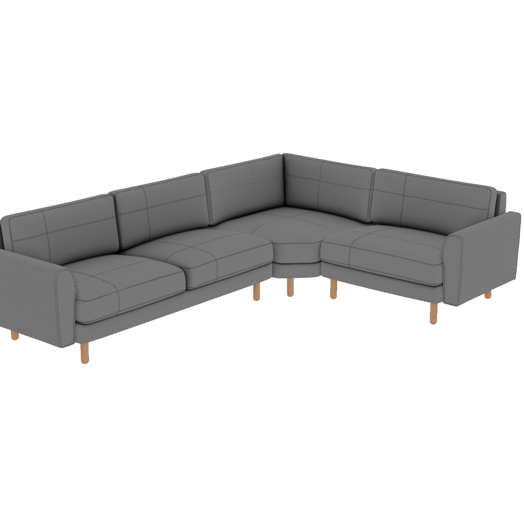 chillax 305 x 225 l kose dikisli iskandinav desenli kadife perspective