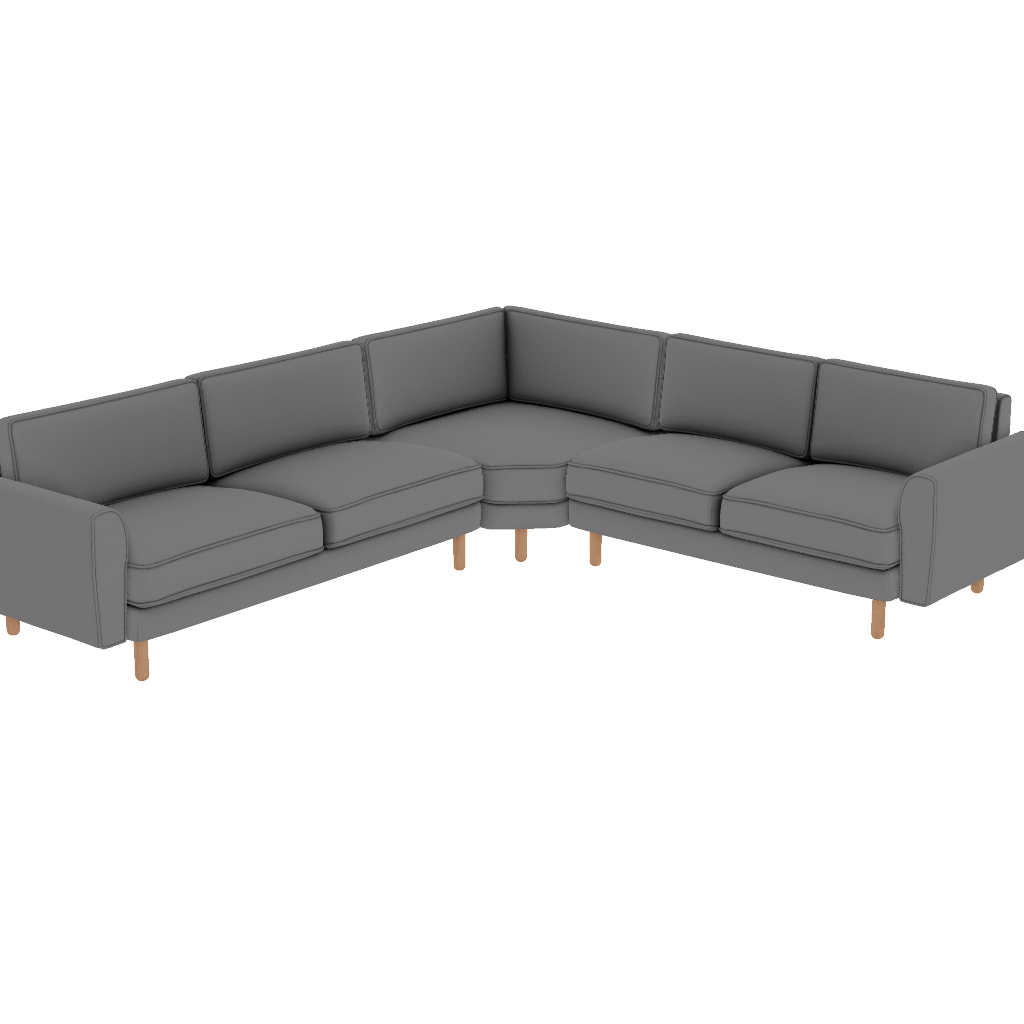 chillax 305 x 275 l kose fitilli iskandinav desenli kadife perspective