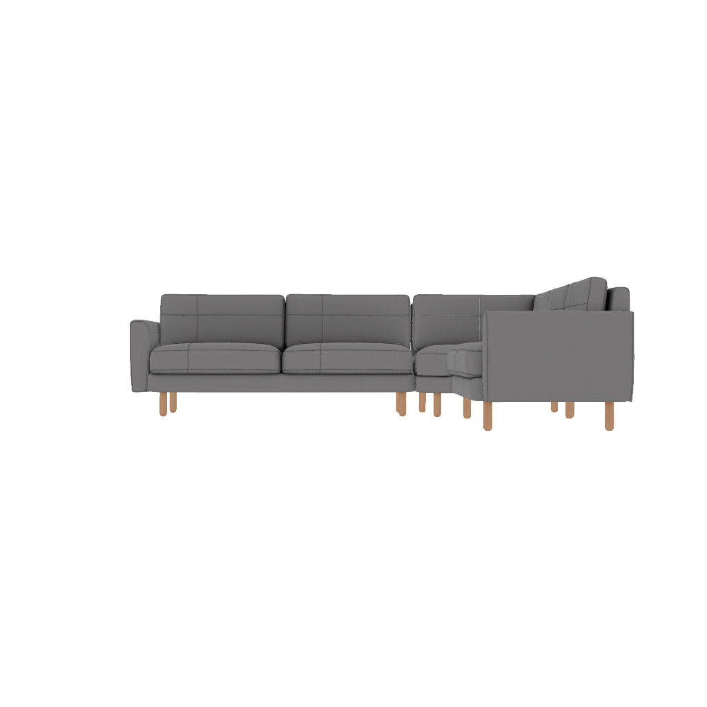 chillax 305 x 305 l kose dikisli iskandinav desenli kadife front