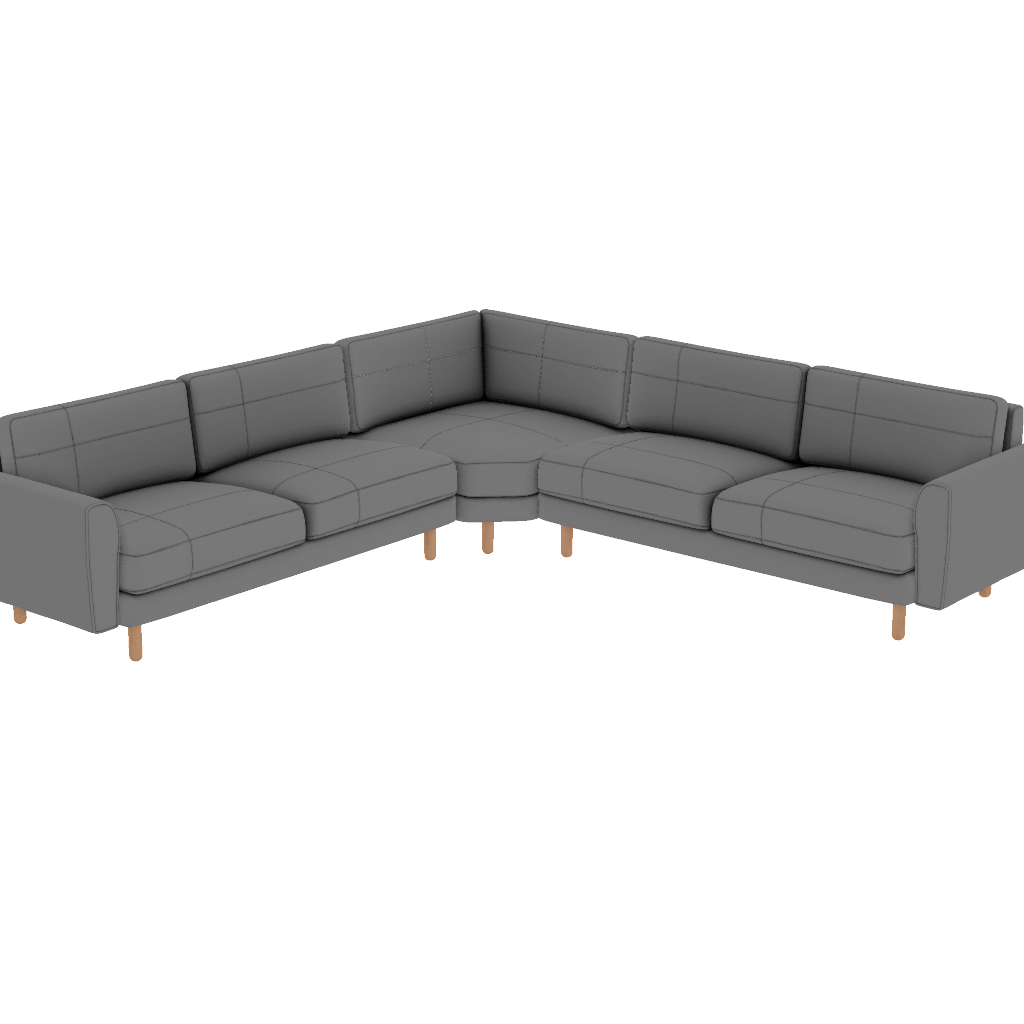 chillax 305 x 305 l kose dikisli iskandinav desenli kadife perspective