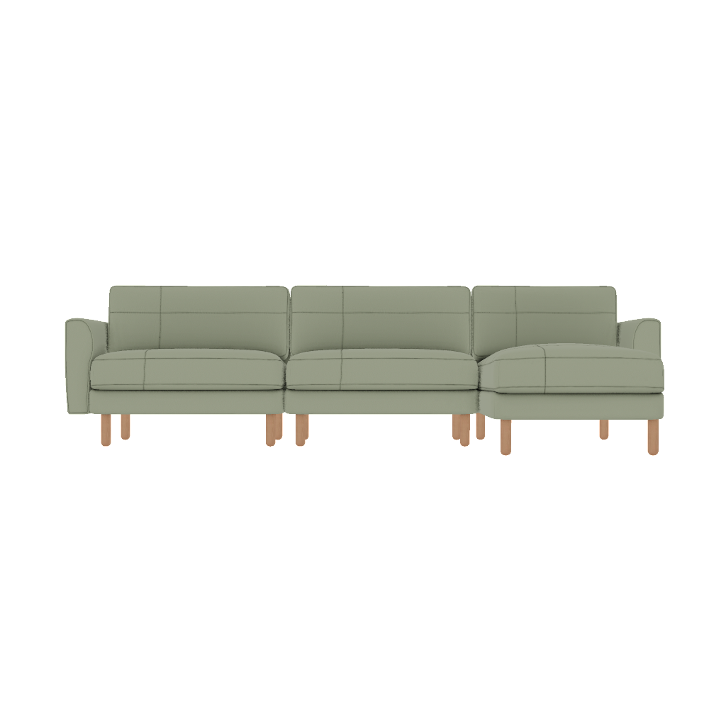 chillax 310 x 170 kose dikisli iskandinav mikro kadife front