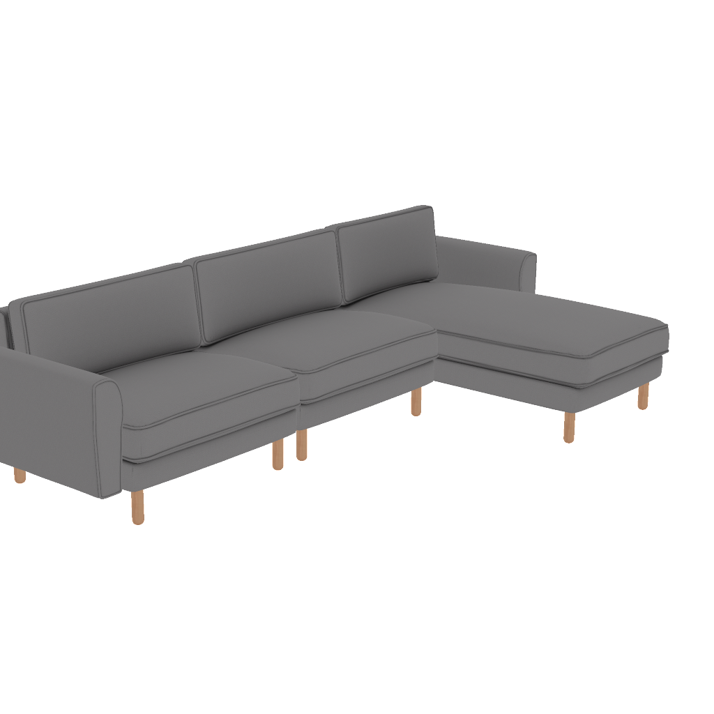 chillax 310 x 170 kose fitilli iskandinav desenli kadife perspective