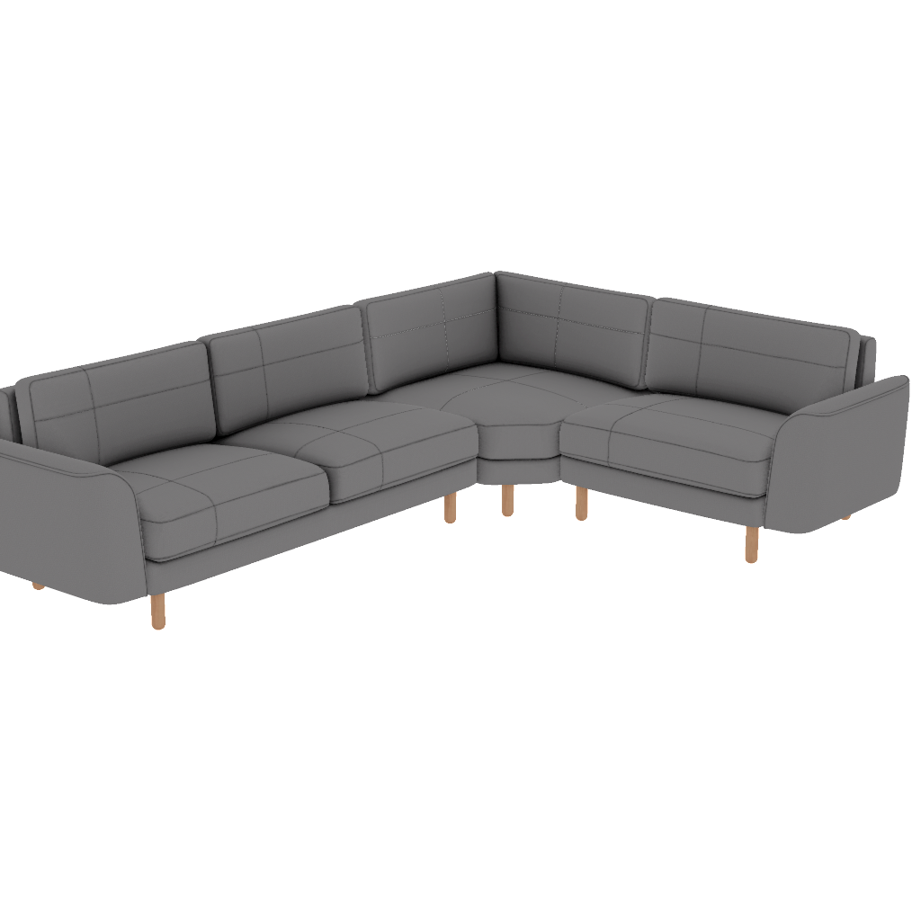 chillax 312 x 232 l kose dikisli italyan desenli kadife perspective