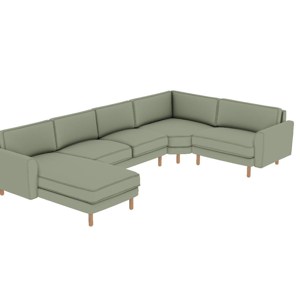 chillax 355 x 225 l kose fitilli iskandinav mikro kadife perspective